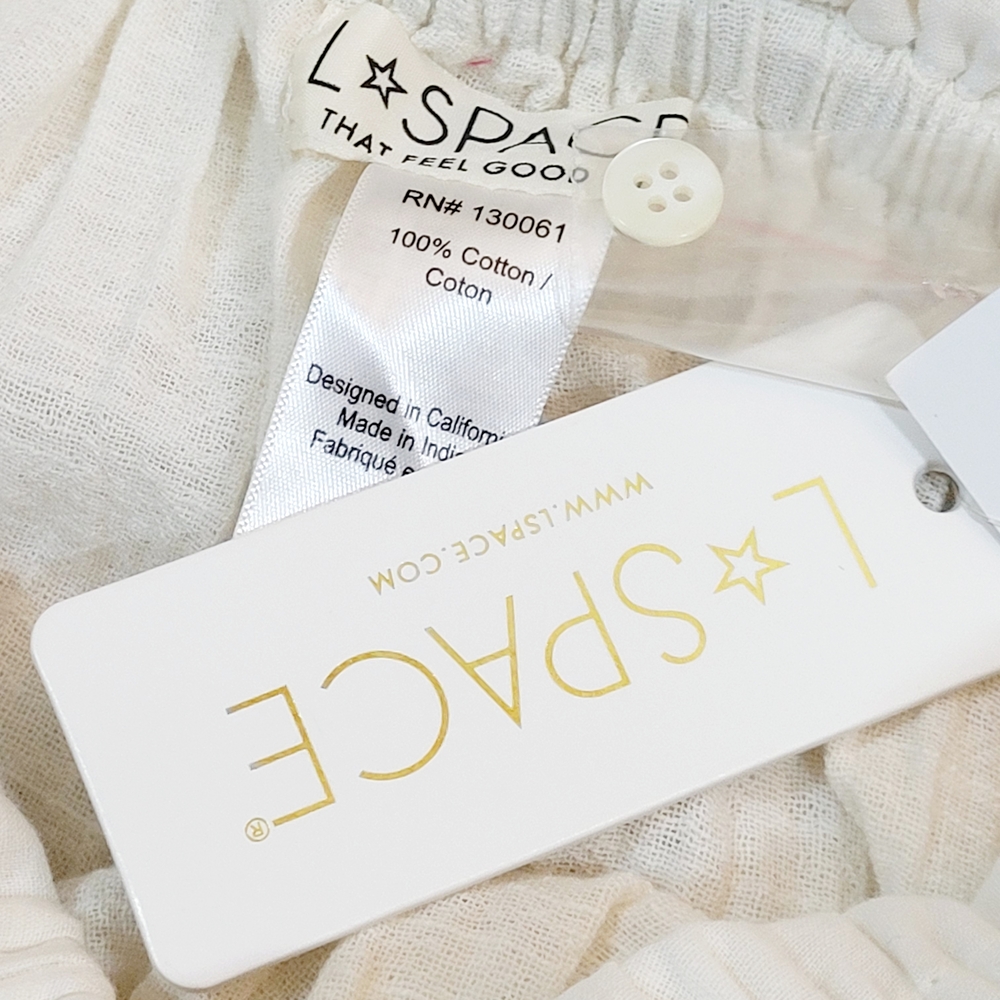 NWT L*SPACE Kira Swimsuit Cover Up Coverup Cover-Up Gauzy Maxi Dress Medium NEW - Picture 11 of 15